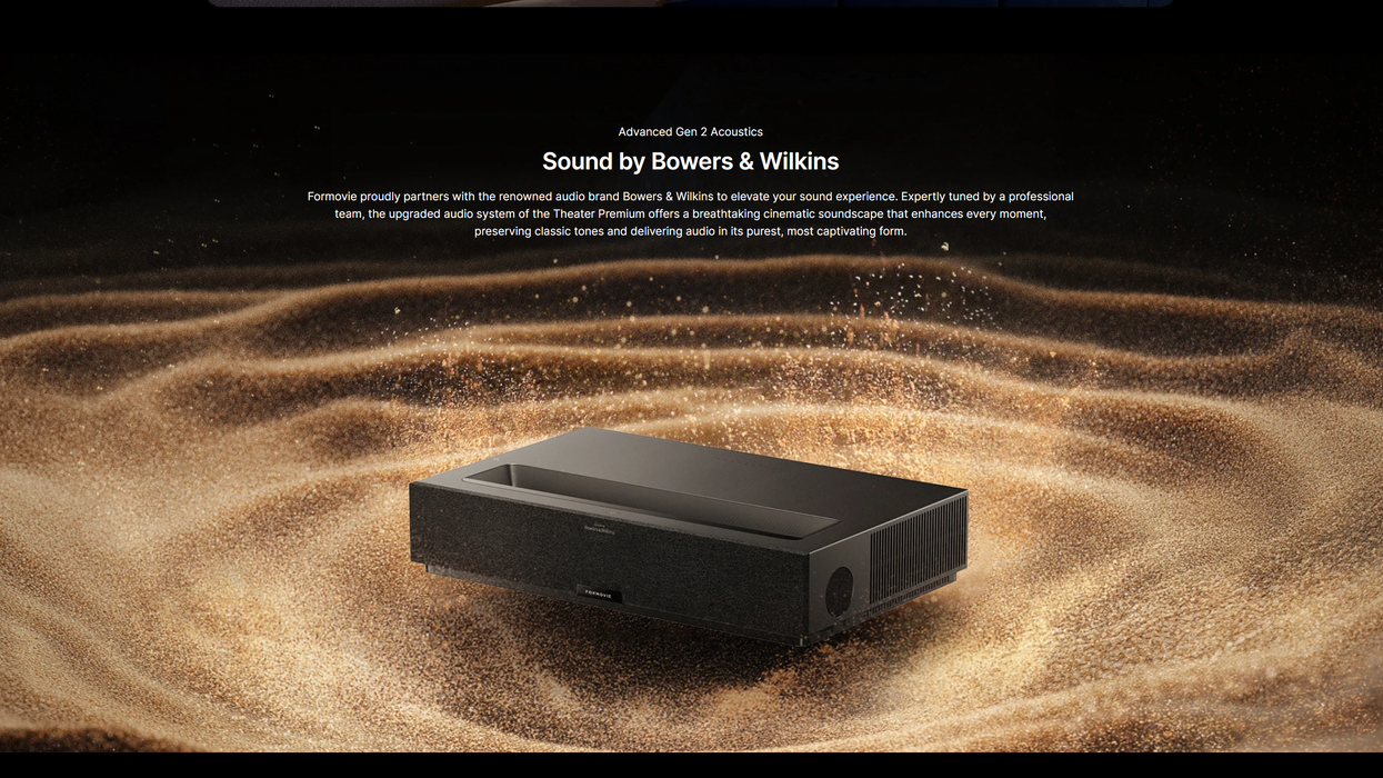 Formovie Theater Premium Ultra Short Throw 4K Triple Color Laser TV