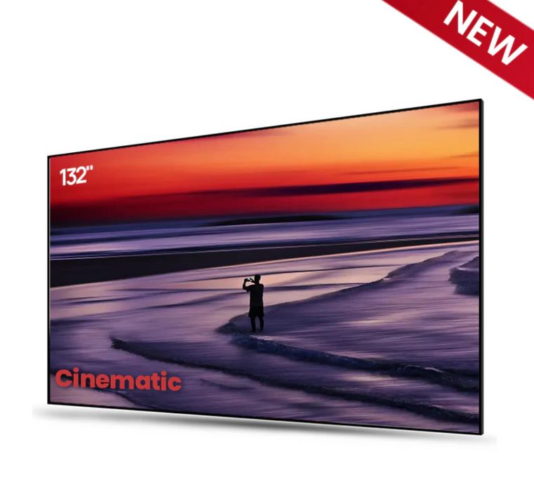 AWOL Vision 132" Lenticular Cinematic ALR Screen (Also Available 100" 120" 150“)