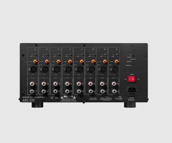 Starke Sound A8S.320 8-channel amplifier, Class A+AB, 300 watts per channel at 4 Ω