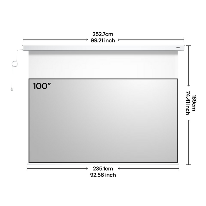 AWOL Valerion PureVision Anti-Speckle Motorized Screen