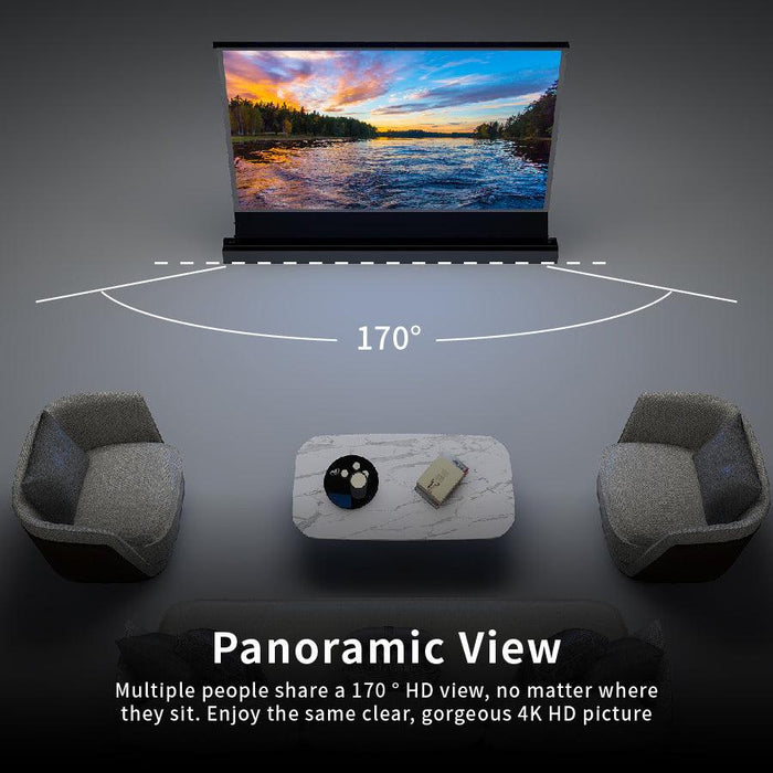 [Best Seller] 100" VIVIDSTORM S PRO Motorized Tension Floor Rising UST ALR Projector Screen