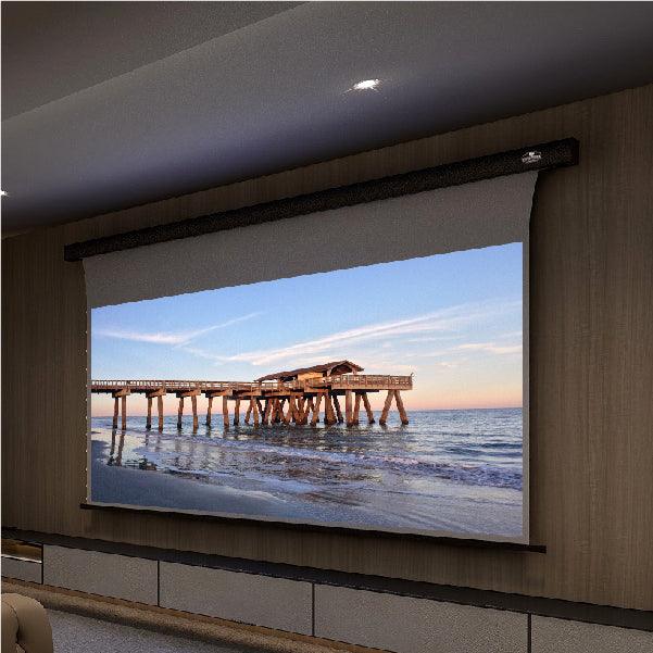 [Obsidian Long Throw ALR] [ Ceiling Down] VIVIDSTORM ALR Slimline Motorized Tension Projector screen
