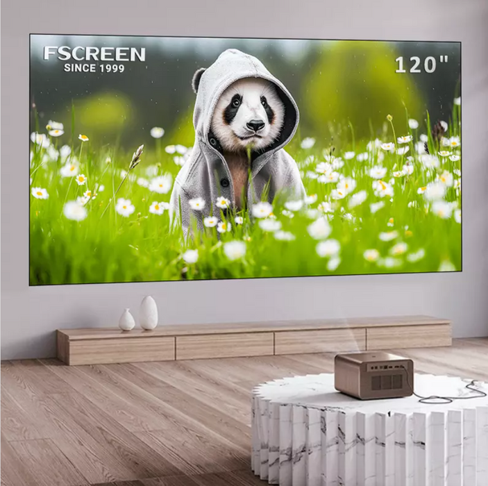 [RGB 120" Fixed Frame Assemble] FSCREEN IRIS PRO Series Fresnel ALR Tri-Chroma  Projection Screen