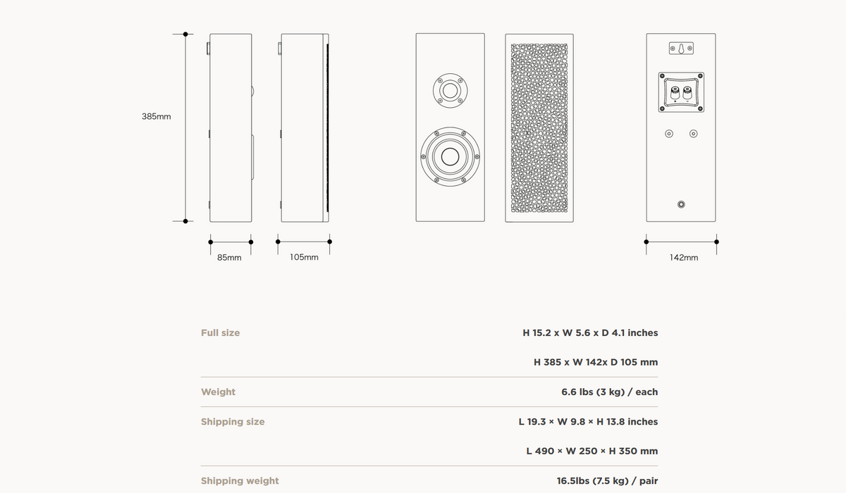 Starke Sound - Surrounding Speaker - VS41 (Pair)