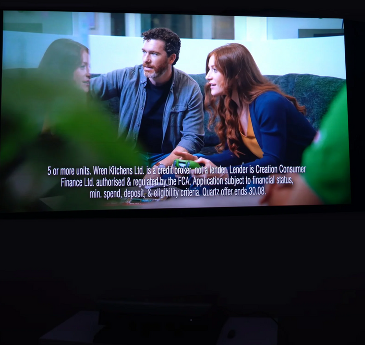 AWOL Vision 132" Lenticular Cinematic ALR Screen (Also Available 100" 120" 150“)