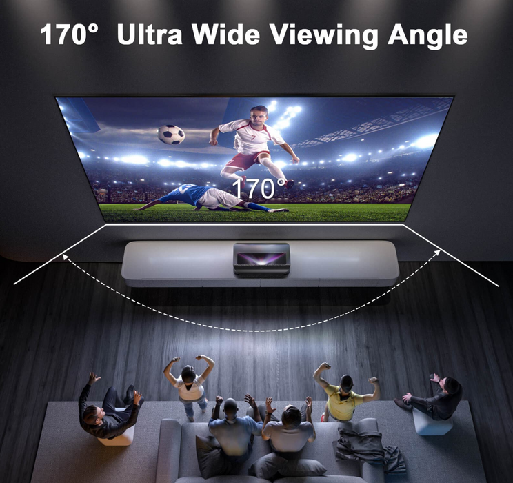 AWOL Vision 132" Lenticular Cinematic ALR Screen (Also Available 100" 120" 150“)