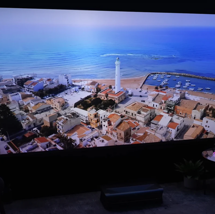 100''-130'' AWOL Vision Cinematic+ ALR Motorized Floor Rising Acoustic Screen
