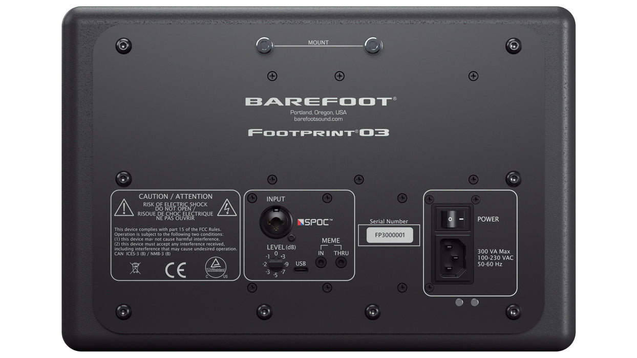 HOT! BAREFOOT SOUND FOOTPRINT 03 SPEAKER, COMPACT WITHOUT COMPROMISE, SG OFFICIAL DEALER