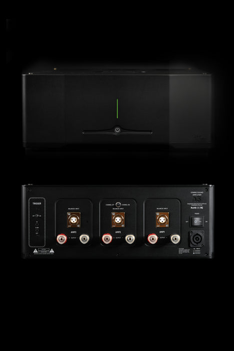 Starke Sound A3 3-channel Power Amplifier, Class A+AB, 620 watts per channel at 4 Ω