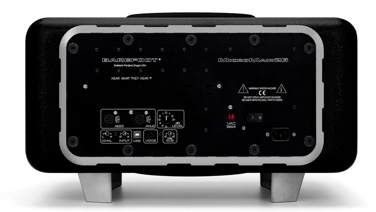 BAREFOOT SOUND MICROMAIN26 SPEAKER, 4-WAY ACTIVE STUDIO MONITOR WITH DUAL-FORCE™ TECHNOLOGY, SG OFFICIAL SET