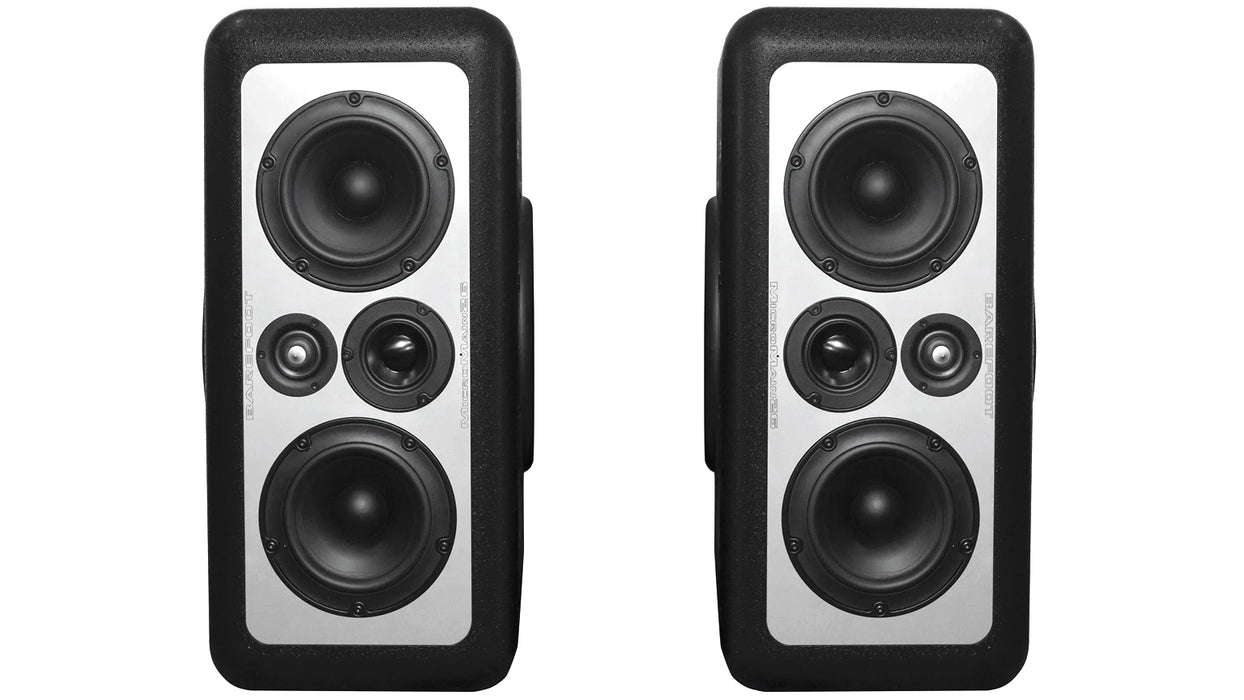 BAREFOOT SOUND MICROMAIN26 SPEAKER, 4-WAY ACTIVE STUDIO MONITOR WITH DUAL-FORCE™ TECHNOLOGY, SG OFFICIAL SET