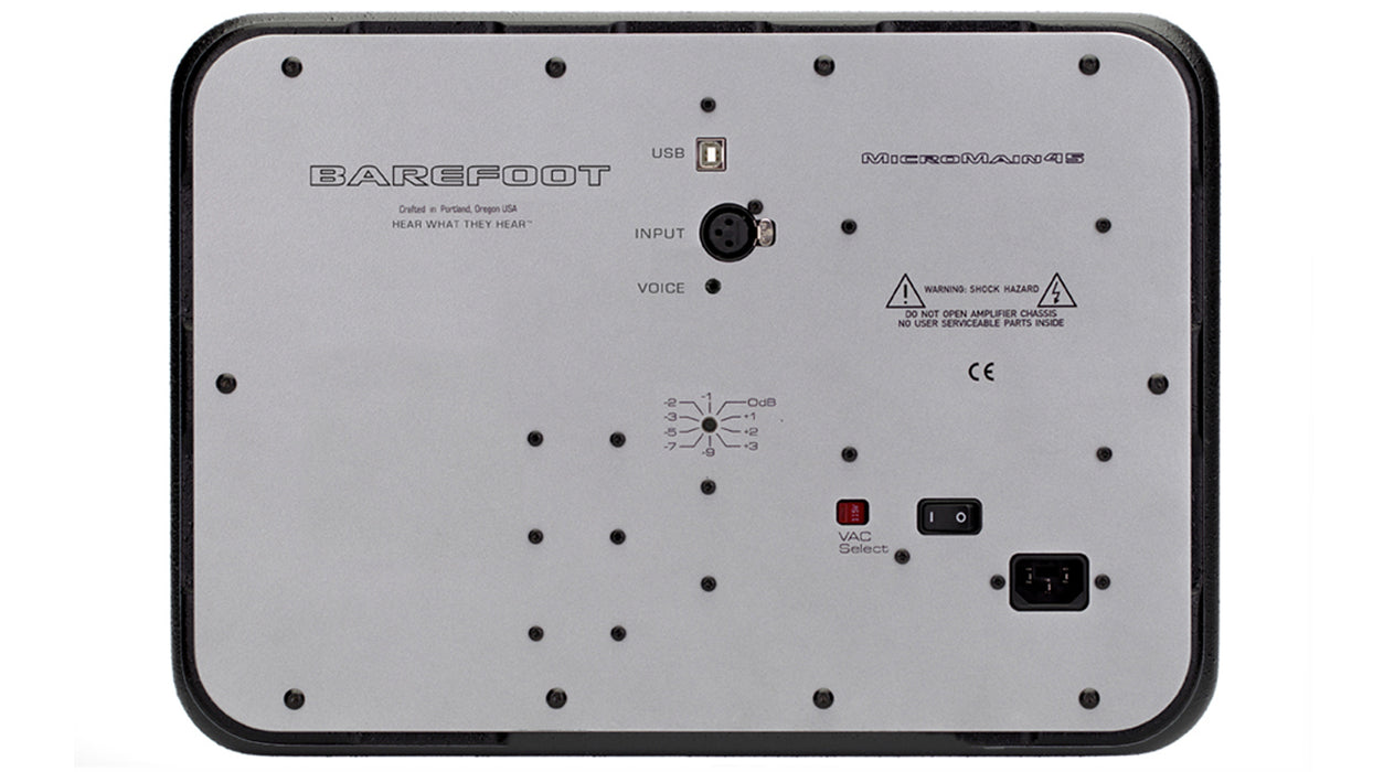 BAREFOOT SOUND  MICROMAIN45 SPEAKER,  3-WAY ACTIVE STUDIO MONITOR, SG OFFICIAL SET