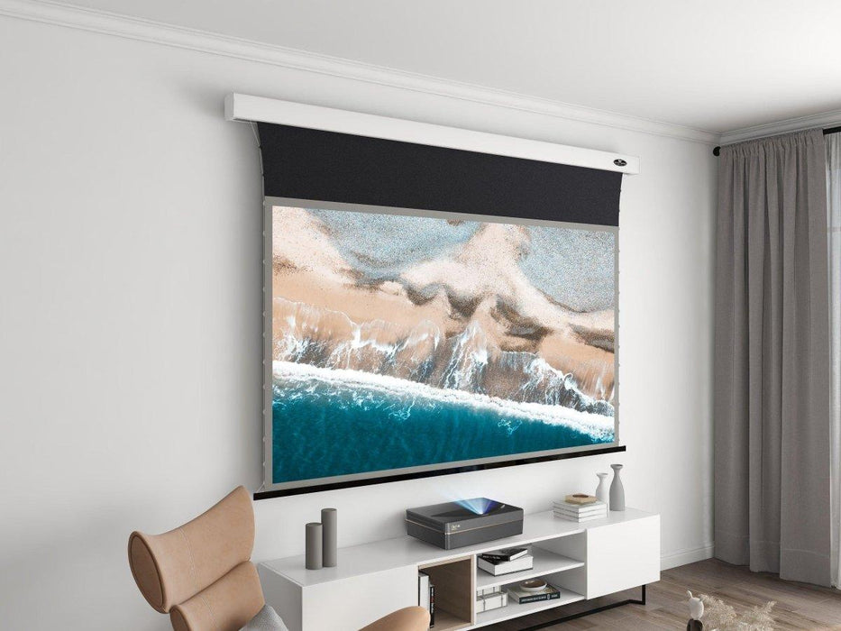 [Ceiling Down] VIVIDSTORM PRO Slimline Screen With UST ALR(Ultra Short Throw Ambient Light Rejecting)Material 【Only Suitable For UST Laser Projector And Settle On Table/Floor】