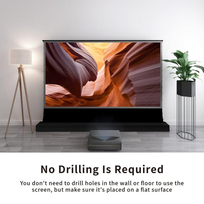 [Best Seller] 100" VIVIDSTORM S PRO Motorized Tension Floor Rising UST ALR Projector Screen