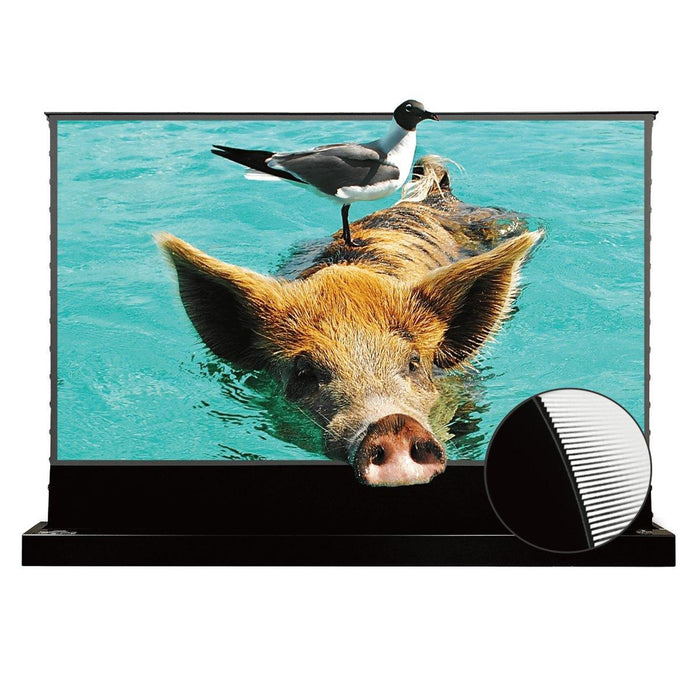 [Best Seller] 100" VIVIDSTORM S PRO Motorized Tension Floor Rising UST ALR Projector Screen